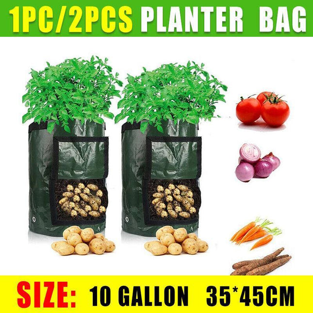 1PC/2PCS 10 Gallon Garden Plant Grow Bags Potato Planter Bag Planting Container - Aimall