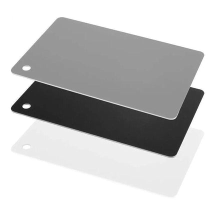 White Balance Card 18% Grey/White/Black Exposure Digital Manual photography AU - Aimall