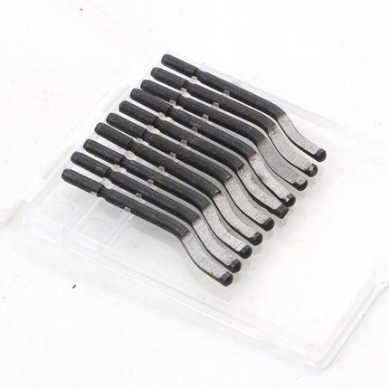 12PCS Set Pocket Deburring Tool 365° Swivel Head With 11Repalcement Blades Tools - Aimall