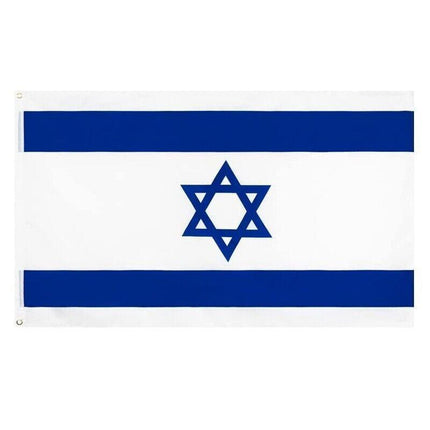 Large Israel Israeli Flag Heavy Duty Outdoor Star of David IL 90x150cm - 3x5ft - Aimall