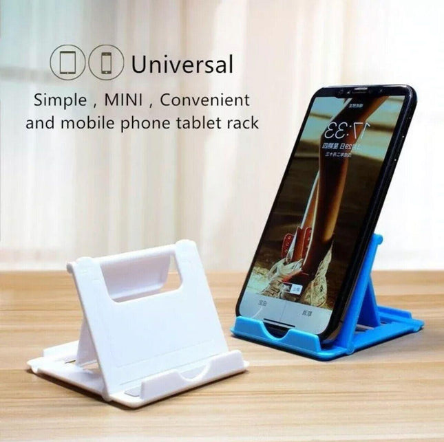 Universal Desk Stand Phone iPad Tablet Holder Adjustable Foldable Portable - Aimall