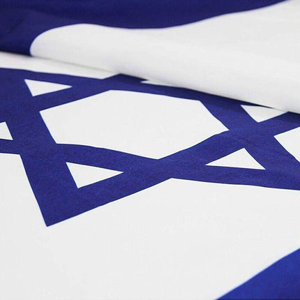Large Israel Israeli Flag Heavy Duty Outdoor Star of David IL 90x150cm - 3x5ft - Aimall