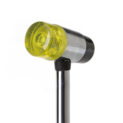 25MM Rubber Mallet Soft Face Hammer Double Side Grip Handle Shaft DIY No Harm AU - Aimall