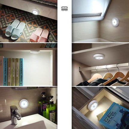 LED Motion Sensor Night Light Indoor Outdoor Battery Operated Stairs Hallway AU - Aimall