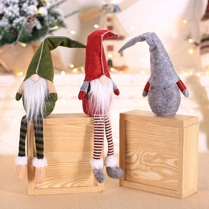Decorations Window Decoration Christmas Faceless Doll Santa Claus Ornaments AU - Aimall