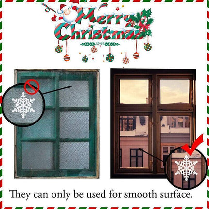Christmas Window Glass Sticker Decal Mural Home Decoration Wall Stickers Wall AU - Aimall