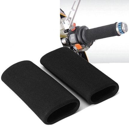 4PCS Motorbike Motorcycle Slip-On Foam Anti Vibration Comfort Handlebar Cover - Aimall
