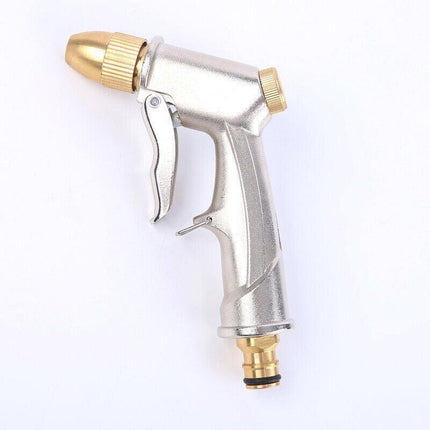 2PCS High Pressure Water Spray Gun Brass Nozzle Garden Hose Pipe Lawn Car Wash - Aimall