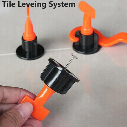 50-200X Tile Leveling System Clips Levelling Spacer Tiling Tool Floor WallWrench - Aimall