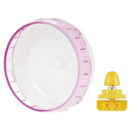 Hamster Guinea Pig Running Disc Cage Accessories Running Round Wheel Pet Toys AU - Aimall