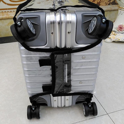 Transparent Waterproof PVC Travel Luggage Protector Suitcase Cover 20"-30" AU - Aimall