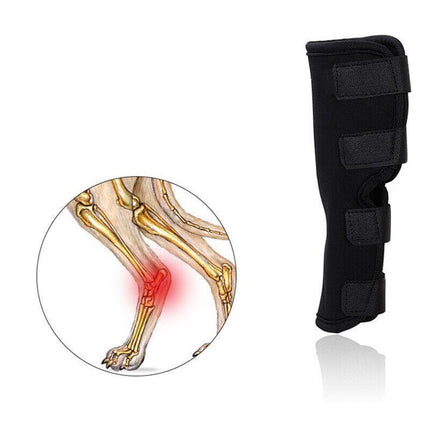 S/M/L/XL Pet Dog Knee Support Brace Leg Hock Front Back Protector Compression - Aimall