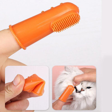 1PC Pet Dog Cat Cleaning Toothpaste+ Toothbrush+ BackUp Brush Set Vanilla Flavor - Aimall