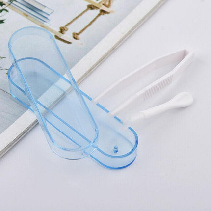 Contact Lens Tweezers Stick Inserter Remover Tool Kit Tip Storage Case Box Set - Aimall