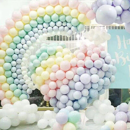 10Pcs Macaron 25cm/10 Inch Large Latex Balloons Party Wedding Birthday Decor AU - Aimall