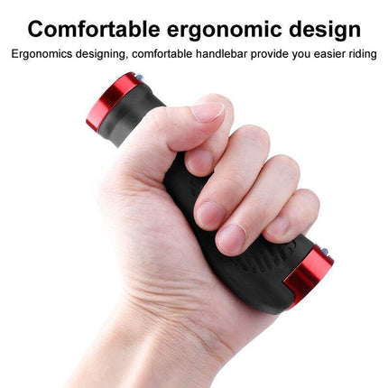 Cycling Lock-On MTB Ergonomic Mountain Bike Rubber Grips Bicycle Handlebar AU - Aimall