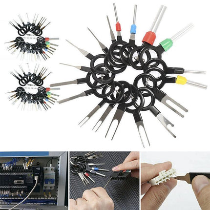 70Pcs Set Pin Ejector Wire Kit Extractor Auto Terminal Removal Connector Tool - Aimall