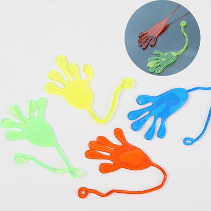 UP25xSticky Hands Stretchy Jelly Kids Toy Party Favour Novelty Gift Stock Filler - Aimall