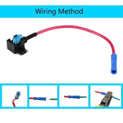 5PCS Add A Circuit Fuse Tap Car Micro Blade Fuse Box Holder 12V Low Profile AU - Aimall