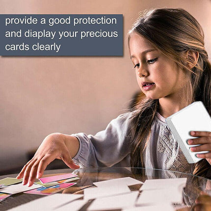 Ultra Soft Trading Card Sleeves Clear Penny Protector 100PCS for Pokemon NBA YuGiOh - Aimall