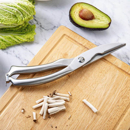 Knives Kitchen Shears Stainless Steel Poultry Fish Chicken Bone Kitchen Scissors - Aimall