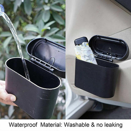 Auto Car Trash Rubbish Can Garbage Dust Dustbin Box Case Holder Bin Mini Trash - Aimall