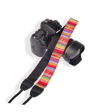 Camera Strap Compatible With Sony Nikon Olympus DSLR Canon Vintage Shoulder Neck - Aimall