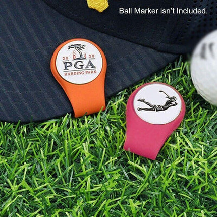 1Pc Silicone Golf Hat Clip Ball Marker Holder with Strong Magnetic DIY - Aimall