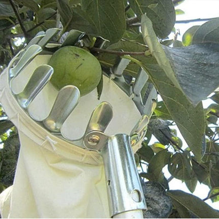 Fruit Picker with Bag Basket Garden Farm Fruit Catcher Harvest Picking Tools - Aimall