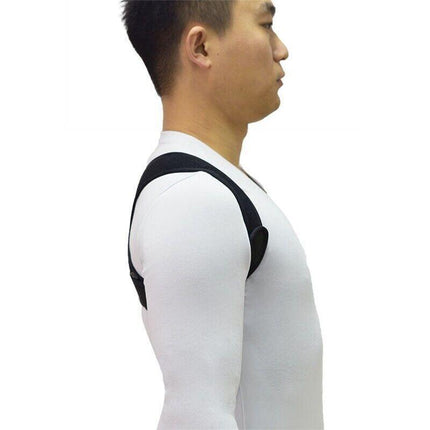 Posture Corrector Women Men Shoulder Brace Back Support Strap Belt Adjustable - Aimall