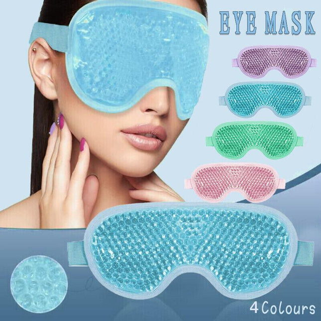 Gel Beads Eye Spa HOT/COLD MASK Reusable Cooling Ice Pack Pain Relief Tired Eyes - Aimall