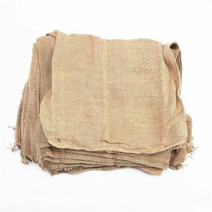 Sand Bag Flood Protection 84x36cm pk25 Control Hessian Sandbags With Tie - Aimall