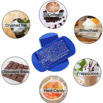 160 Grids Ice Cube Tray Ice Maker Mold Frozen Cubes Silicone Mini Small DIY AU - Aimall