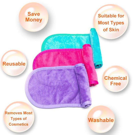 Soft Micro Fibre Makeup Eraser Make Up Remover Towel Cleaning Cloth 40*20CM - Aimall