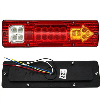 2X LED Tail Lights Stop Reverse Indicator 12V Ute Utv Trailer Caravan Truck Boat - Aimall