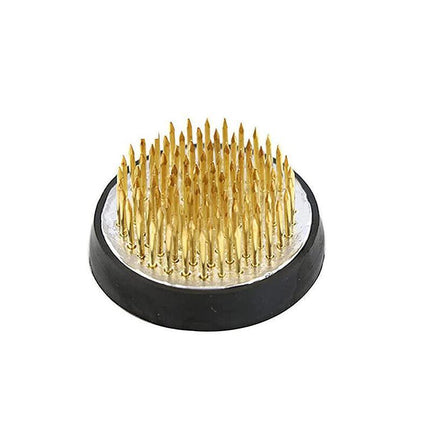 Round Flower Base Holder Spiky Frog Fixed Tool Floral Arrange For Ikebana Kenzan - Aimall