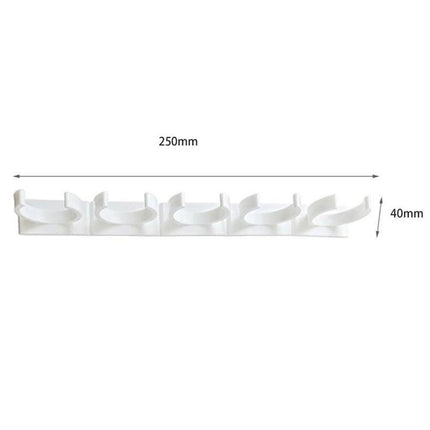 2PCS Kitchen Spice Gripper Strip Jar Rack Organiser Storage Holder Wall - Aimall