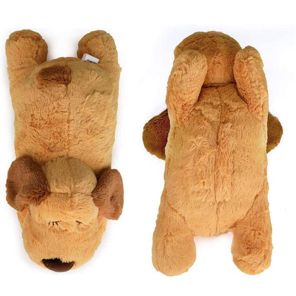 Pet Puppy Cat Soft Plush Toy Heartbeat Sleeping Buddy Dog Behavioral Anxiety Aid - Aimall