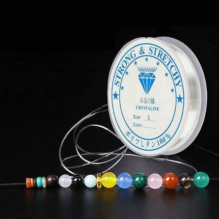 Super Stretch Elastic Cord String Beading Crystal Line DIY Jewelry Bracelet Rope - Aimall