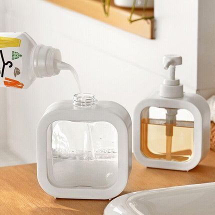 Plastic Pump Bottles for Bathroom Soap Shampoo Cream Lotion Dispenser Bottling - Aimall