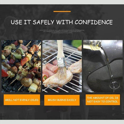 500ML BBQ Dispenser Stainless Steel Sprayer Kitchen Olive Cooking Spray Bottle - Aimall