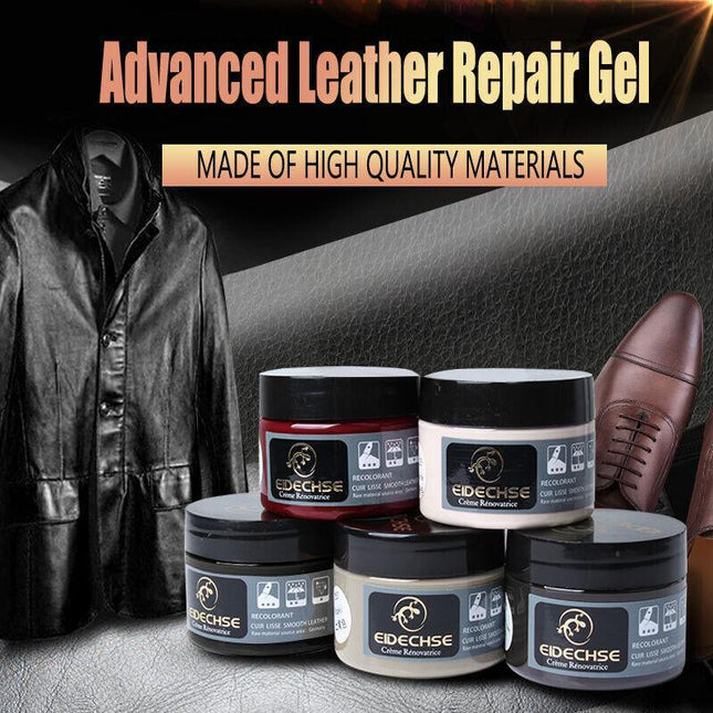 Advanced Leather Repair Gel Kit Filler Restore Car Seat Scratch Sofa Rips Holes - Aimall