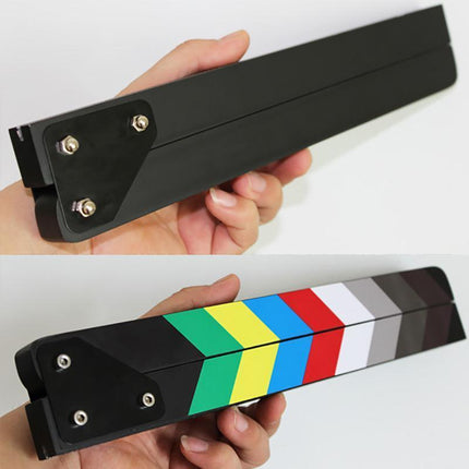Acrylic Clapboard Dry Erase Director Film Movie Action Clapper Clap Board Slate - Aimall