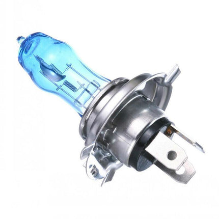 2 PCS H4 Headlight Globes Car Light Bulbs 100/90W 6000K 12V Xenon Super White AU - Aimall