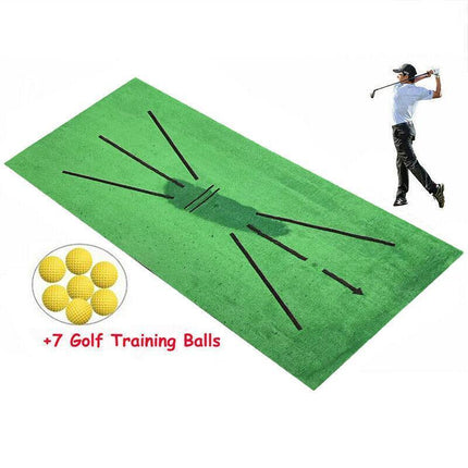 Golf Training Mat for Swing Detection Batting Golf Aid Game Practice Training AU - Aimall