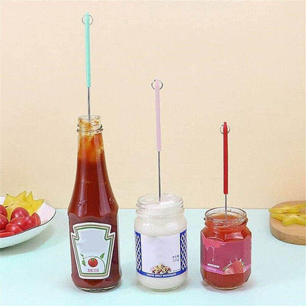 Mini Silicone Telescopic Spatula Multipurpose Double-Headed Cream Cake Scraper - Aimall