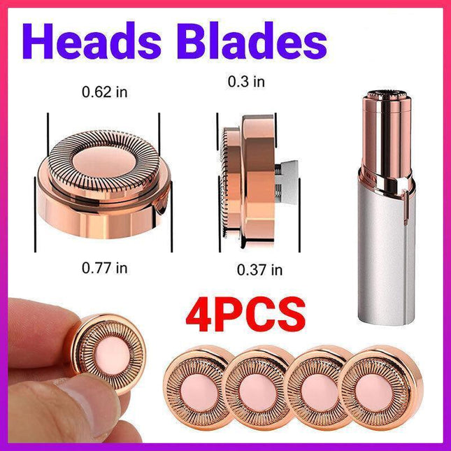 4PCS For Gen1 Flawless Touch Facial Clean Hair Remover Replacement Heads Blades - Aimall