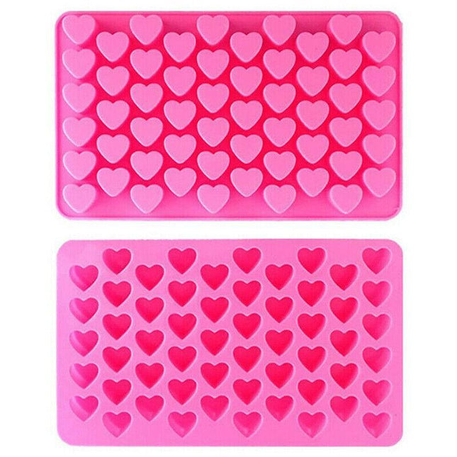 Wholesale Silicone Mold Wax Melt Mini 55 Holes Love Heart Chocolate Candy  Gummy Ice Cube Tray Candle Wax Melt Molds From m.