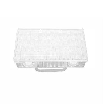 64 Grids Bottles Diamond Painting Storage Box Tool Art Nail Accessories Case Kit - Aimall