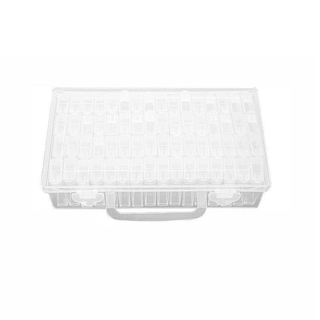 64 Grids Bottles Diamond Painting Storage Box Tool Art Nail Accessories Case Kit - Aimall
